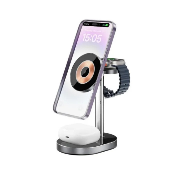 Беспроводное зарядное устройство WIWU Light Shadow 3in1 15w